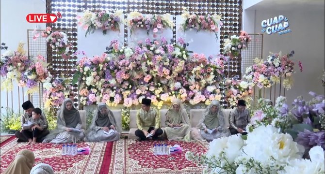 4 momen pengajian 4 bulanan kehamilan ria ricis penuh haru