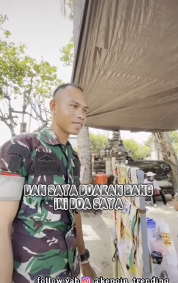reaksi prajurit tni usai ditemui pria ini tuai pujian