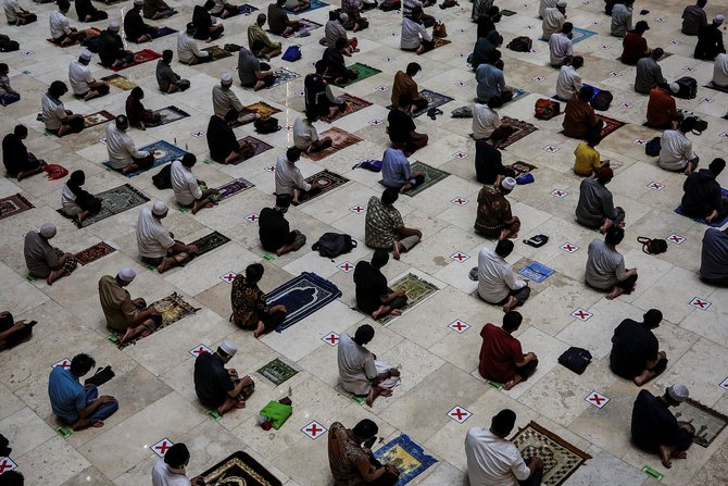 tarawih di masjid istiqlal