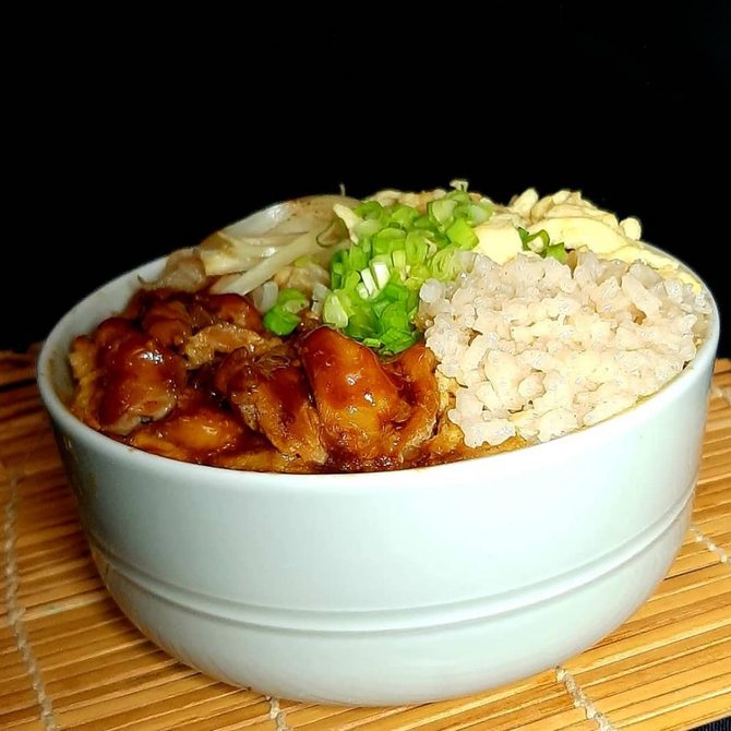 resep rice bowl sederhana