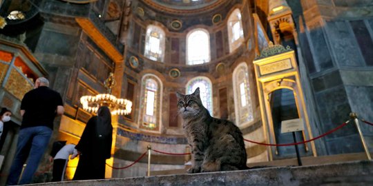 Masjid Hagia Sophia Gelar Salat Tarawih Pertama Kali Sejak 88 Tahun