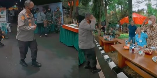 Pati Polri Langsung Lari Ada Pensiunan Jenderal TNI, Beri Hormat lalu Cium Tangan