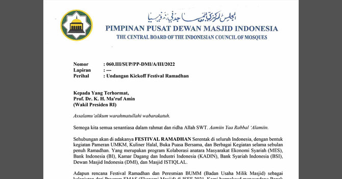 ini surat buatan arief rosyid yang palsukan tanda tangan jk