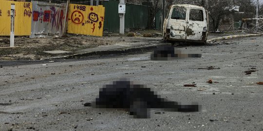Presiden Ukraina Tuduh Rusia Lakukan Genosida