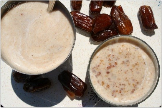 ilustrasi shake kurma