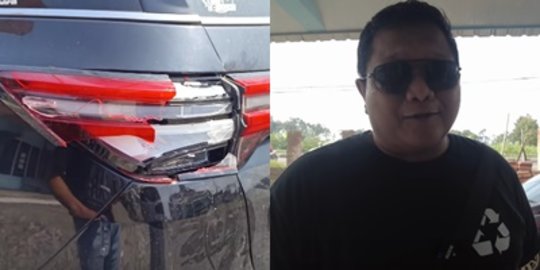 Mobil Pribadi Bos PO Haryanto Nabrak Tiang, Rian Tertawa 'Cuma Mobil Doang'