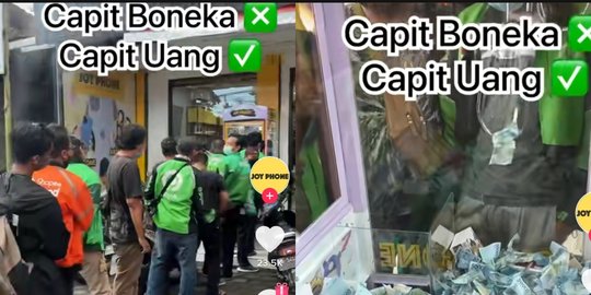 Bukan Boneka, Mesin Capit Uang dan HP Ini Ramai Diburu Driver Ojol