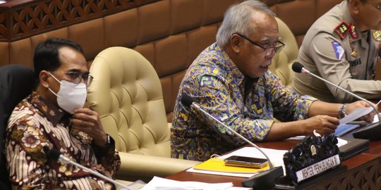 Menteri PUPR dan Perhubungan Jelaskan Kesiapan Mudik 2022 di Depan DPR