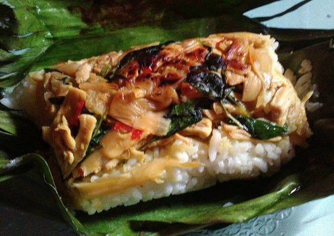 nasi bakar