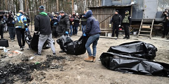 Kekejaman Perang di Ukraina Disamakan dengan Pembunuhan Orang Yahudi oleh Nazi