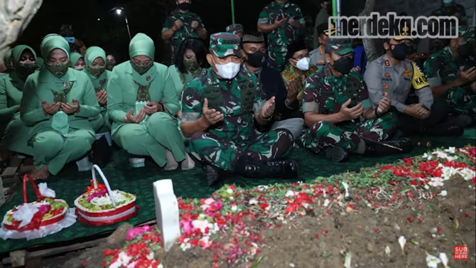 janji kasad dudung pada adik tni gugur di papua