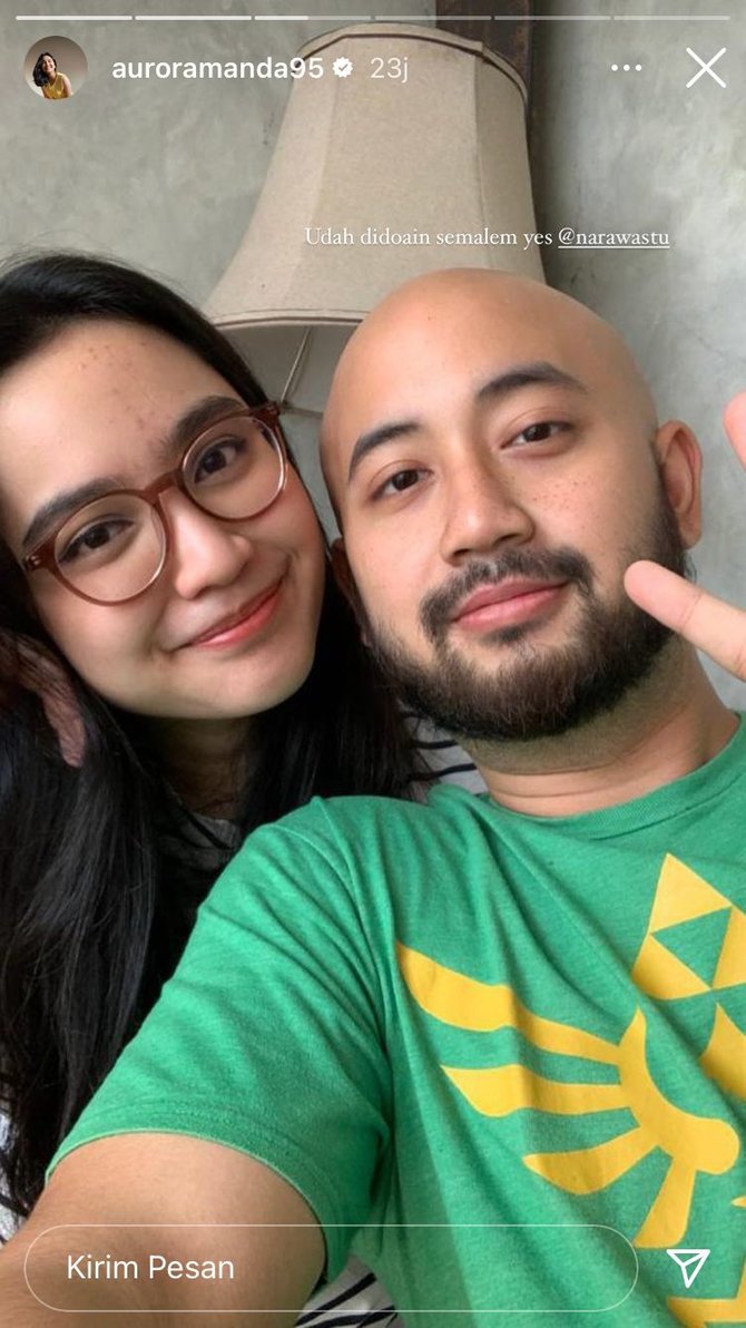 narawastu pacar rachel amanda