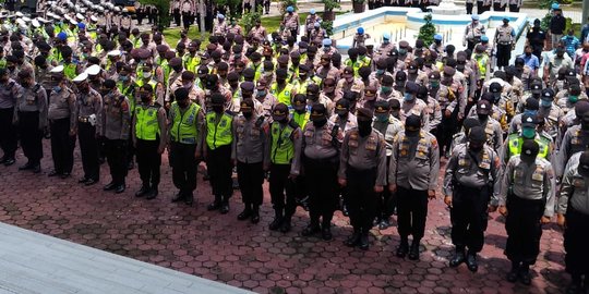 Amankan Demo 11 April di Semarang, Polisi Siagakan Pasukan Gabungan dan Polwan