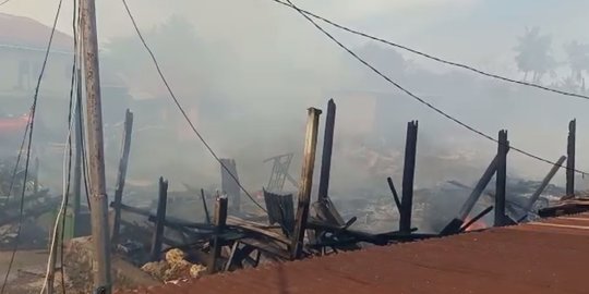 Kebakaran di Panyula Bone, 14 Rumah Hangus Dilahap Si Jago Merah