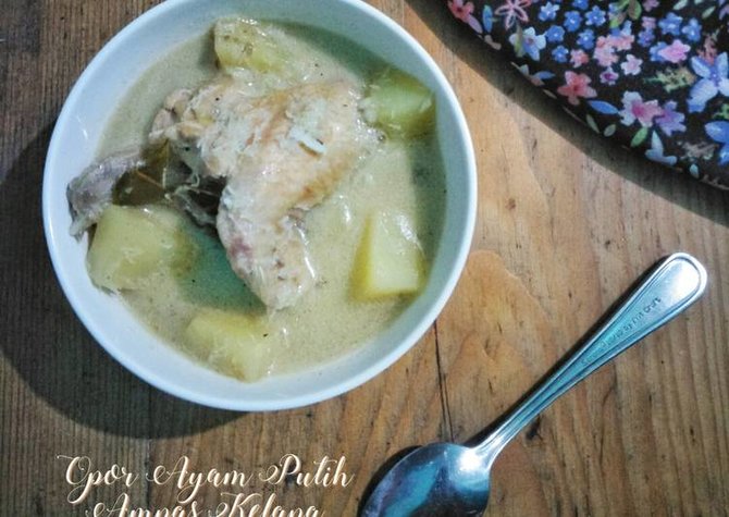 resep opor ayam putih