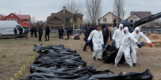 Ukraina Sebut 1.200 Lebih Mayat Ditemukan di Dekat Kiev