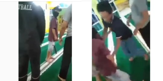 Viral Video Pria Ngamuk dan Bawa Parang ke Masjid, Ending-nya Minta Maaf