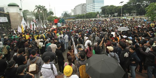 Demo 11 April di Jakarta Sisakan 13.000 Meter Kubik Sampah