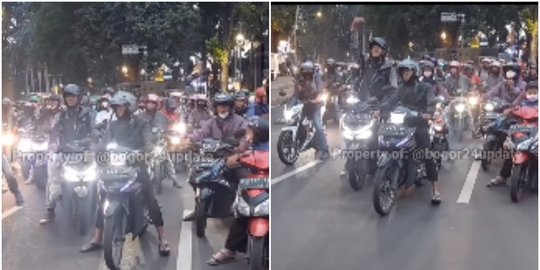 Kesal Kena Macet Demo Mahasiswa, Warga Bogor Terobos Barisan Sambil Teriak Ini