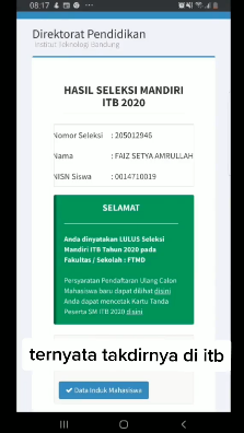 daftar akmil gugur pria ini takdirnya masuk itb