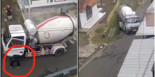 Viral Truk Molen Tak Kuat Nanjak di Area Pemukiman Lembang, Sopir Sampai Lakukan Ini