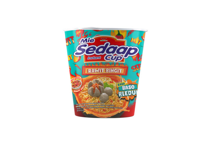 Super Pedas Gurih Mie Sedaap Cup Rasa Baso Bleduk Ke Koleksi Varian