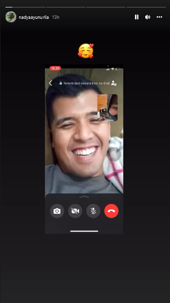momen video call ipda imam beri kado kapolsek ipda nadya