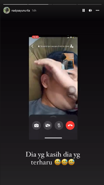 momen video call ipda imam beri kado kapolsek ipda nadya