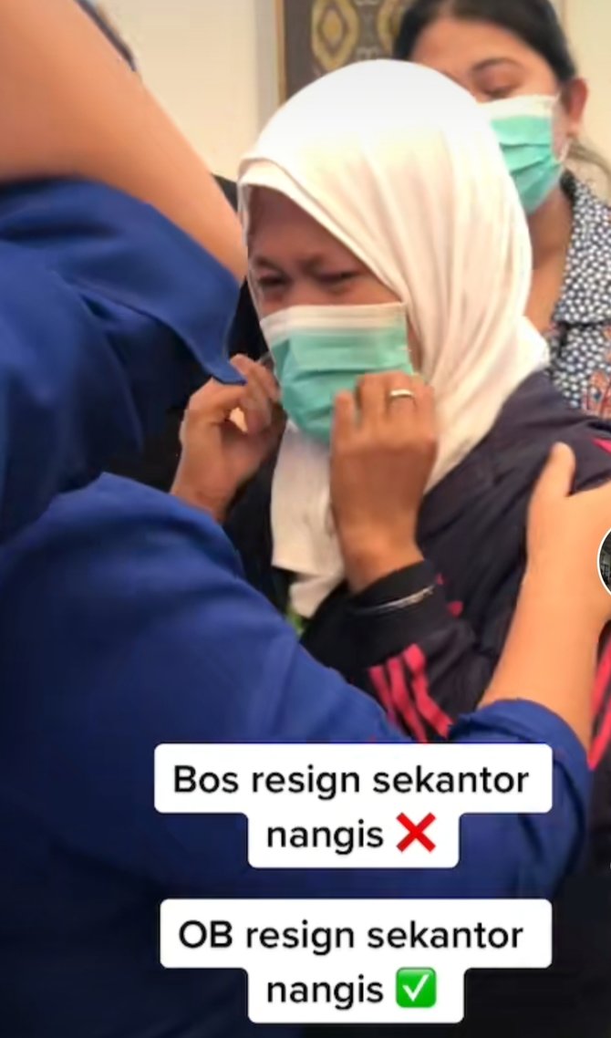 viral video ob memutuskan resign ditangisi orang sekantor