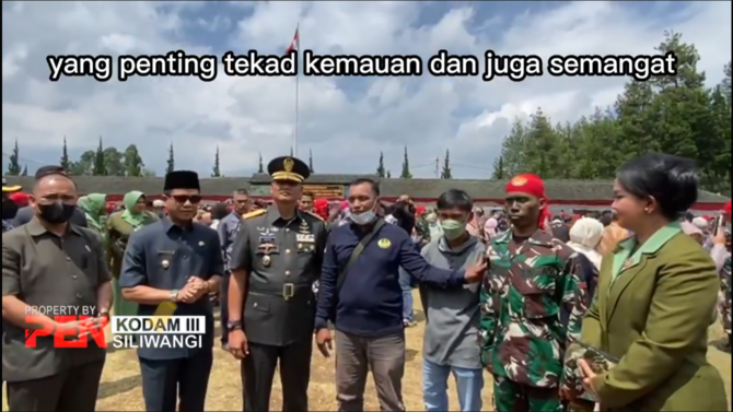 anak pedagang gula keliling jadi tni ditemui mayjen kunto