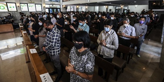 Pelaksanaan Ibadah Jumat Agung Secara Tatap Muka di GPIB Effatha
