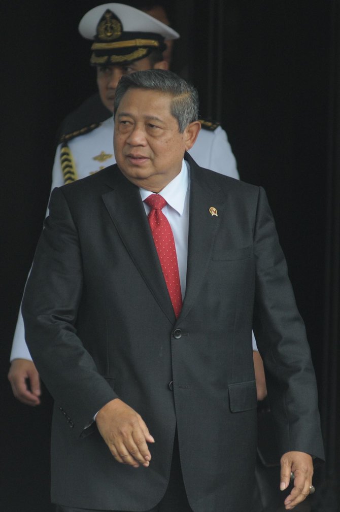 presiden sby tiba dari singapura
