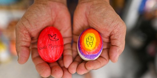 Gelar Festival Telur Paskah di Lapangan Banteng, Anies Harap Pandemi Segera Selesai