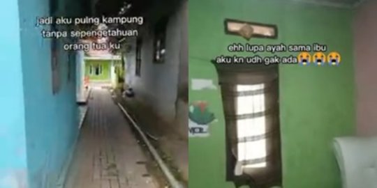 Kisah Pilu Pria Pulang Kampung Cari Ayah & Ibu di Rumah, Nangis Pas Ingat Sudah Wafat