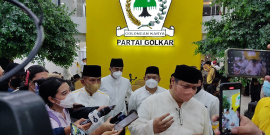 Disebut Salah Satu Menteri Maju Nyapres, Airlangga: Semoga Doanya Mabrur