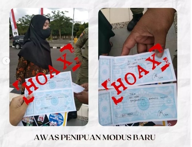 cek fakta hoaks kupon sembako murah catut pemkab blitar