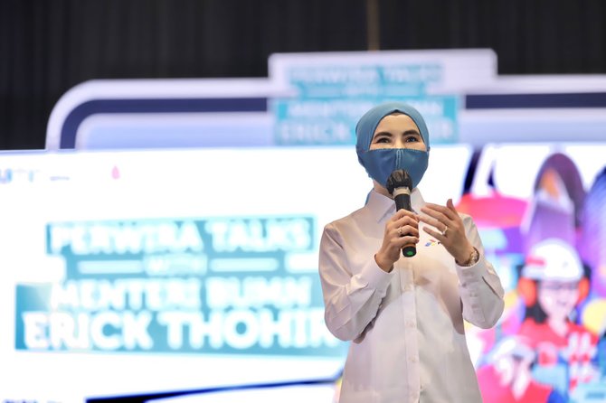 komitmen pertamina berlari bersama menteri bumn menuju perusahaan raksasa dunia