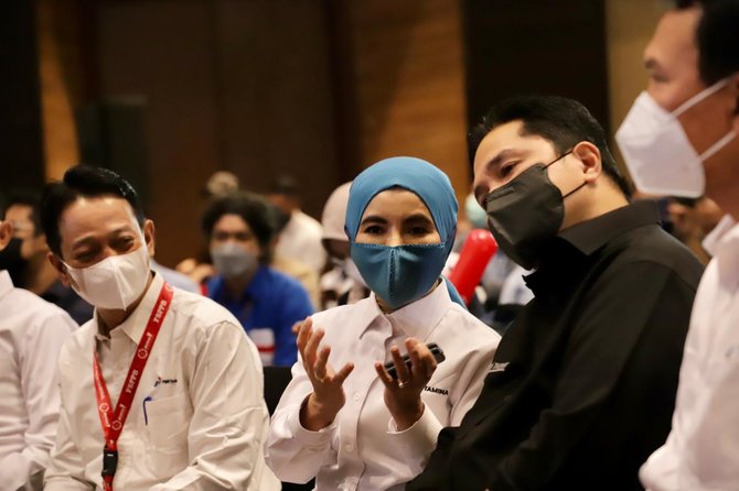 komitmen pertamina berlari bersama menteri bumn menuju perusahaan raksasa dunia