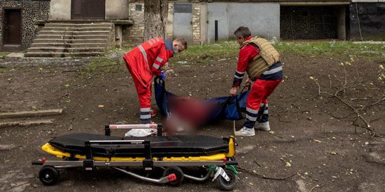 Satu Per Satu Korban Penembakan Pasukan Rusia Terus Berjatuhan di Kota Kharkiv