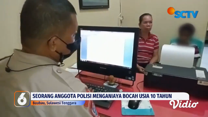 polisi tega aniaya bocah karena mobilnya terserempet