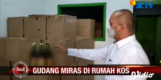 Kamar Kos di Cirebon Dijadikan Gudang Miras, 4.800 Botol Berbagai Merek Diamankan