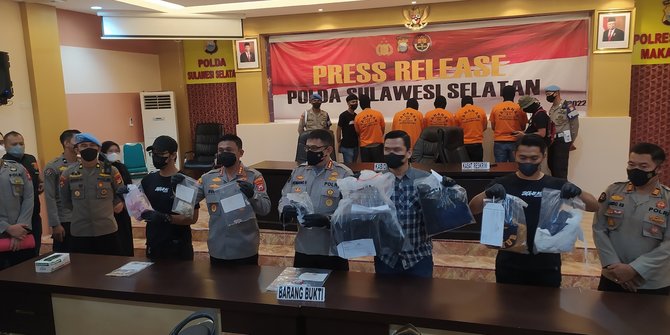 Ini Peran Lima Tersangka Pembunuhan Petugas Dishub Makassar
