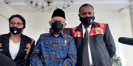 Bertemu PGGP, Wapres Ma'ruf: Bangun Rekonsiliasi dan Menghilangkan Konflik di Papua