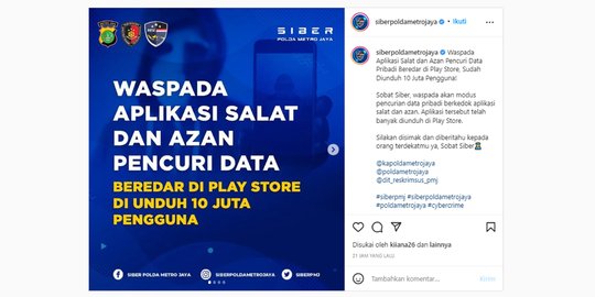 Aplikasi Azan & Salat Curi Data Pribadi Pengguna, Kontak Telepon hingga Data GPS