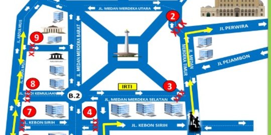 Ada Demo Hari Ini, Simak Rute Pengalihan Lalu Lintas Sekitar DPR dan Istana Negara