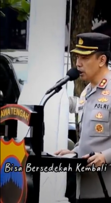 pidato komandan polisi menggelegar