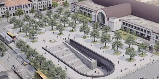Bocoran Desain Stasiun MRT Kota Tua yang Megah dengan Konsep Dwara Batavia