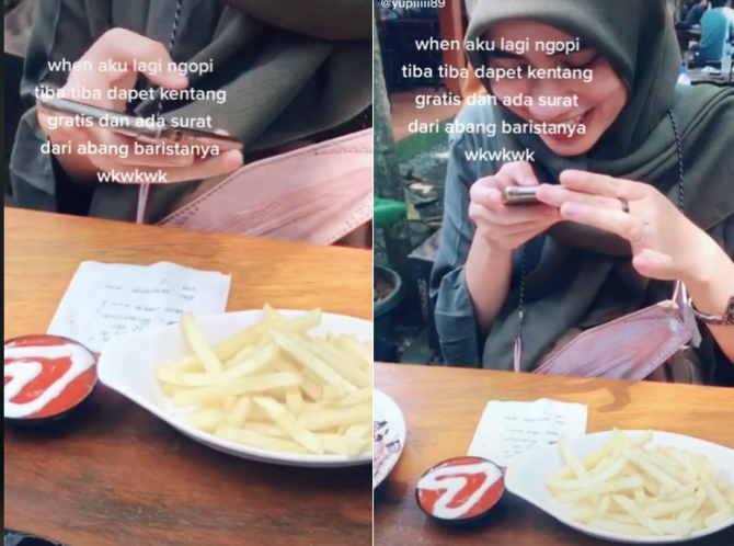 viral barista beri camilan gratis demi bisa kenalan begini hasilnya