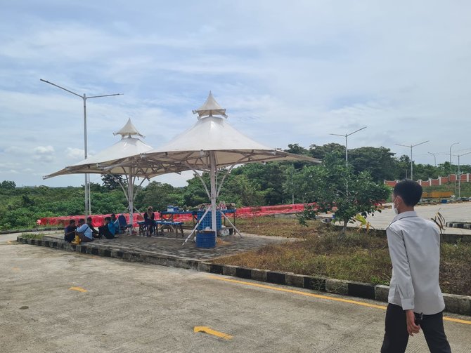 rest area fungsional di tol palembang kaguagung