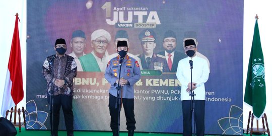 Kapolri: Vaksinasi Booster Sebelum Mudik Cegah Lonjakan Covid-19 usai Hari Raya